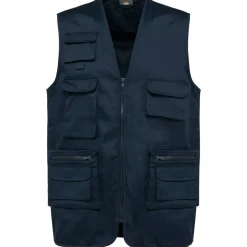 WK. Designed To Work WK609 - Gilet polycoton multipoches doublé unisexe