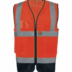 WK. Designed To Work WK618 - Gilet de sécurité haute visibilité recyclé avec zip unisexe