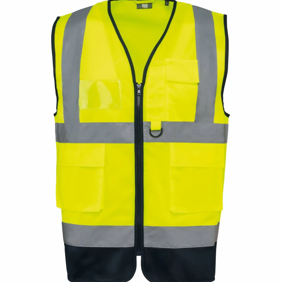 WK. Designed To Work WK618 - Gilet de sécurité haute visibilité recyclé avec zip unisexe
