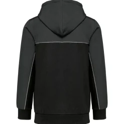 WK. Designed To Work WK410 - Hoodie éco-responsable bicolore avec fermeture éclair