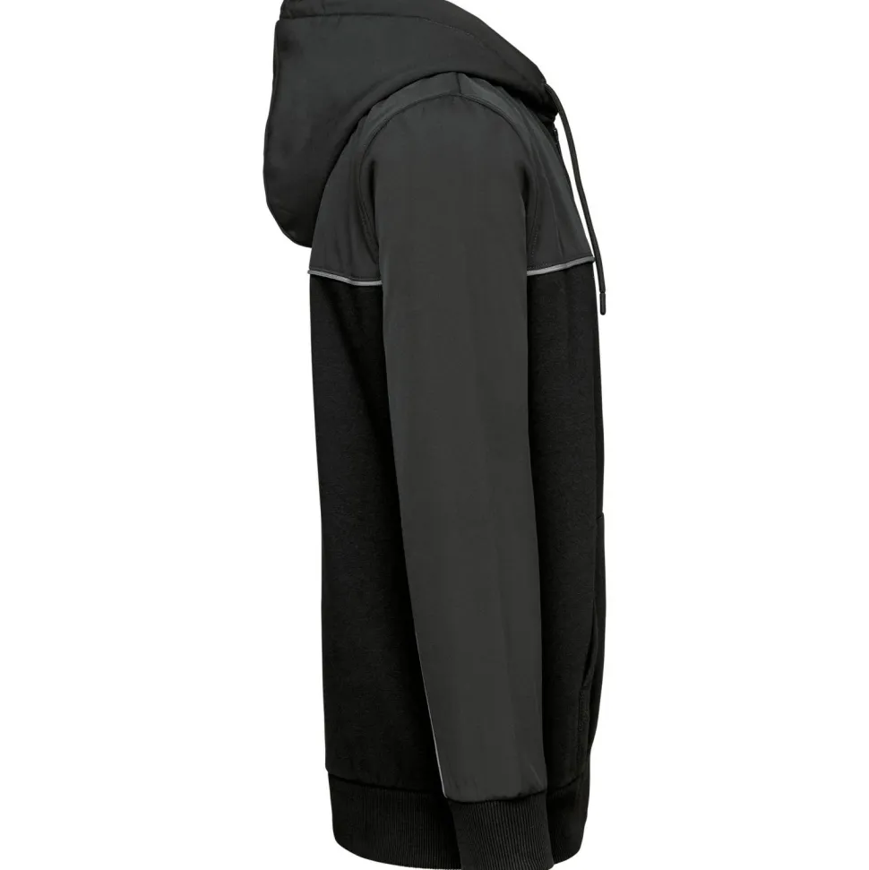 WK. Designed To Work WK410 - Hoodie éco-responsable bicolore avec fermeture éclair