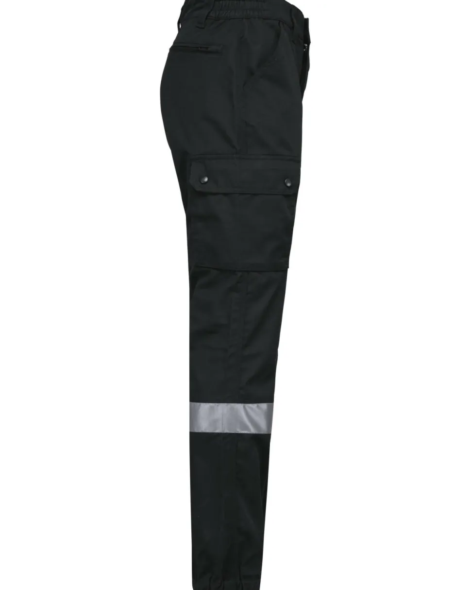 WK. Designed To Work WK712 - Pantalon Unisexe Réfléchissant avec Bas Élastiqué