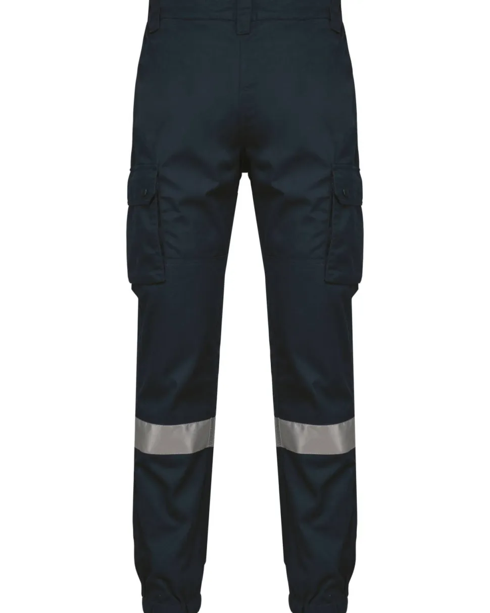 WK. Designed To Work WK712 - Pantalon Unisexe Réfléchissant avec Bas Élastiqué