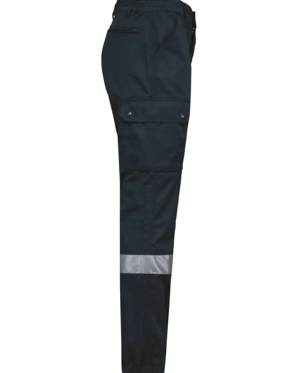 WK. Designed To Work WK712 - Pantalon Unisexe Réfléchissant avec Bas Élastiqué