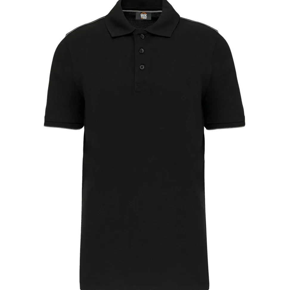 WK. Designed To Work WK270 - Polo contrastant manches courtes homme DayToDay