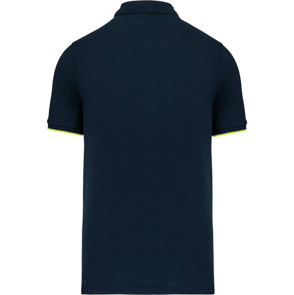 WK. Designed To Work WK270 - Polo contrastant manches courtes homme DayToDay