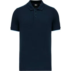 WK. Designed To Work WK270 - Polo contrastant manches courtes homme DayToDay