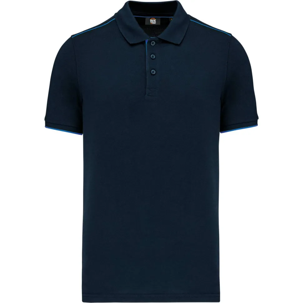 WK. Designed To Work WK270 - Polo contrastant manches courtes homme DayToDay