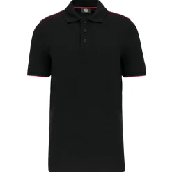 WK. Designed To Work WK270 - Polo contrastant manches courtes homme DayToDay