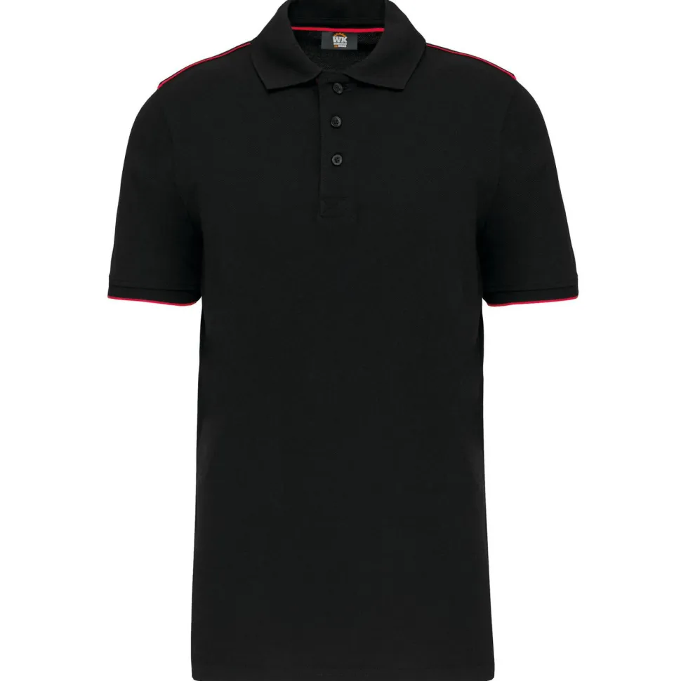 WK. Designed To Work WK270 - Polo contrastant manches courtes homme DayToDay