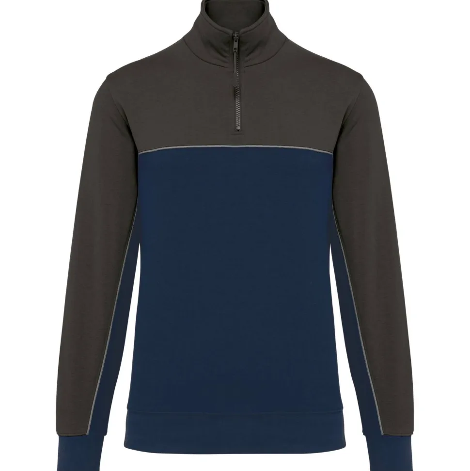 WK. Designed To Work WK404 - Sweat-shirt écoresponsable col zippé unisexe