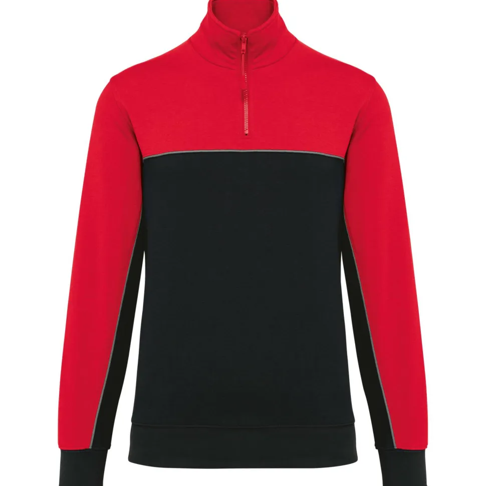 WK. Designed To Work WK404 - Sweat-shirt écoresponsable col zippé unisexe