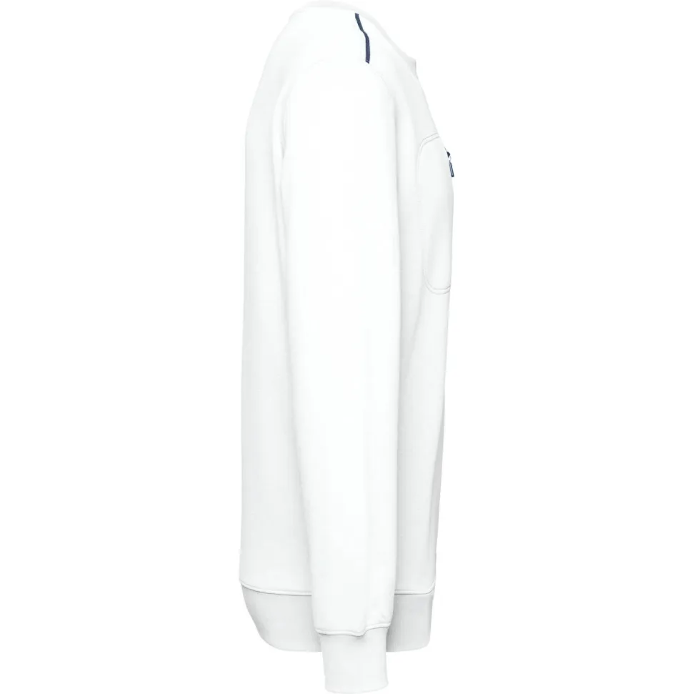 WK. Designed To Work WK403 - Sweat-shirt DayToDay zip poche contrasté unisexe
