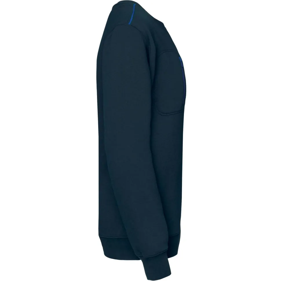 WK. Designed To Work WK403 - Sweat-shirt DayToDay zip poche contrasté unisexe