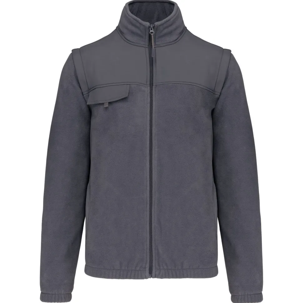 WK. Designed To Work WK9105 - Veste polaire à manches amovibles