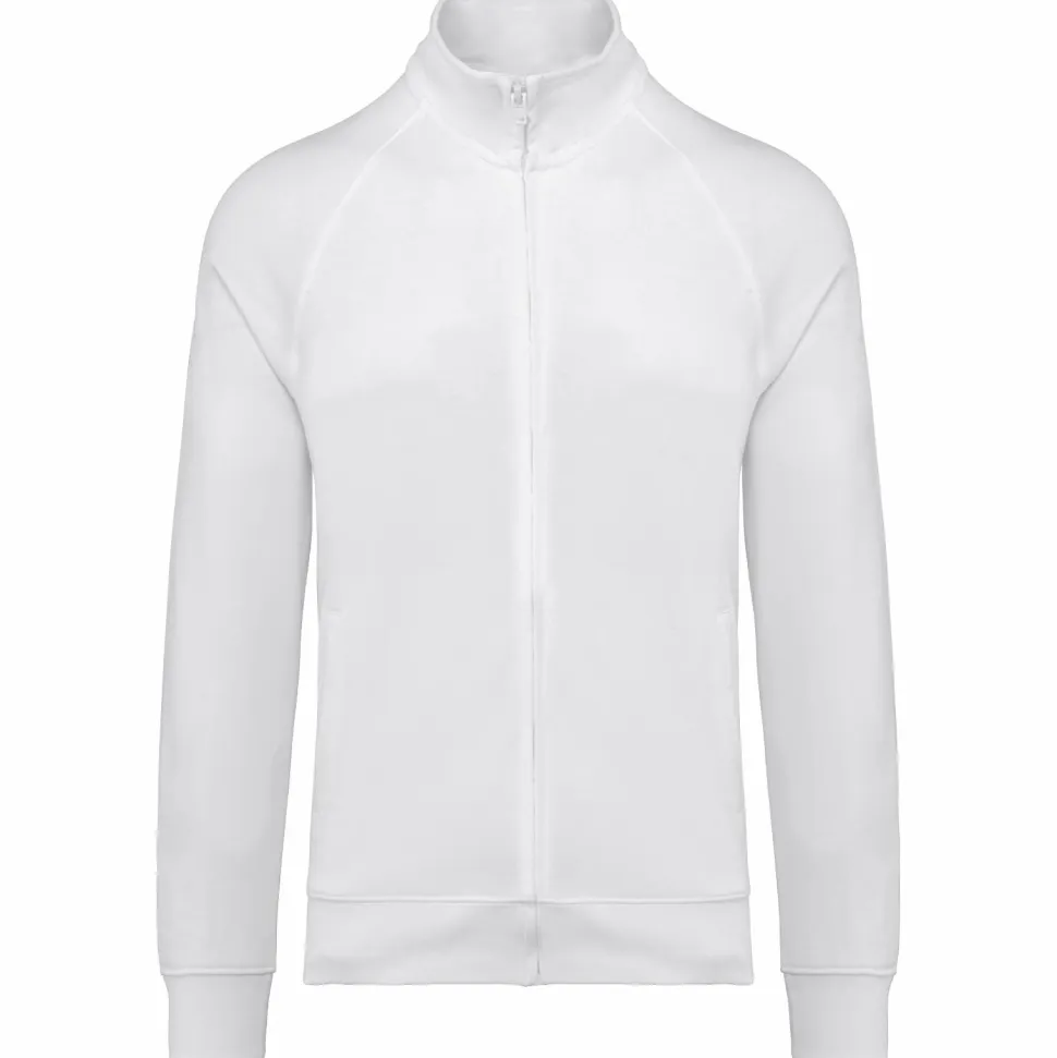 WK. Designed To Work WK406 - Veste molleton coton manches raglan unisexe