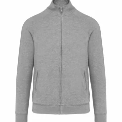 WK. Designed To Work WK406 - Veste molleton coton manches raglan unisexe
