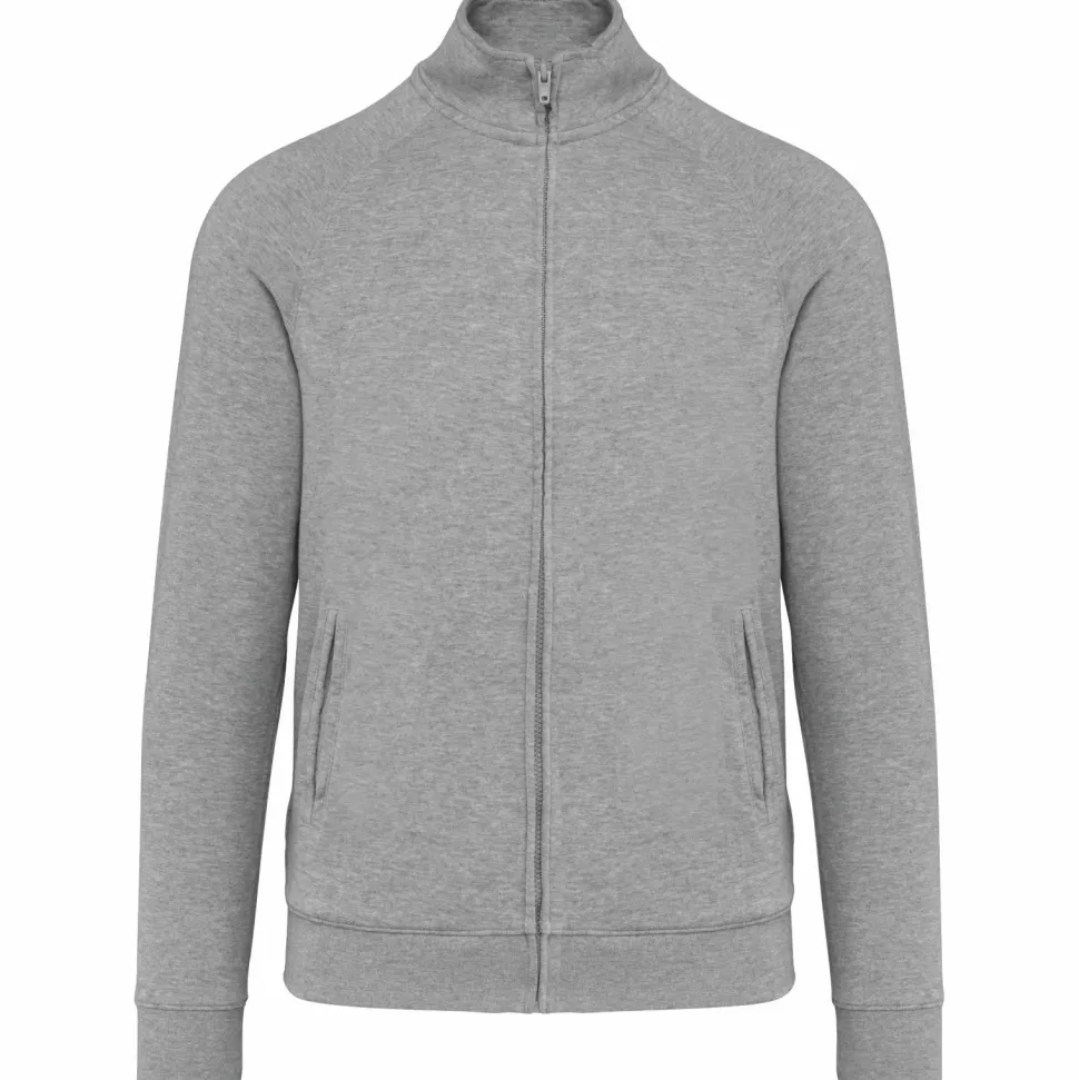 WK. Designed To Work WK406 - Veste molleton coton manches raglan unisexe
