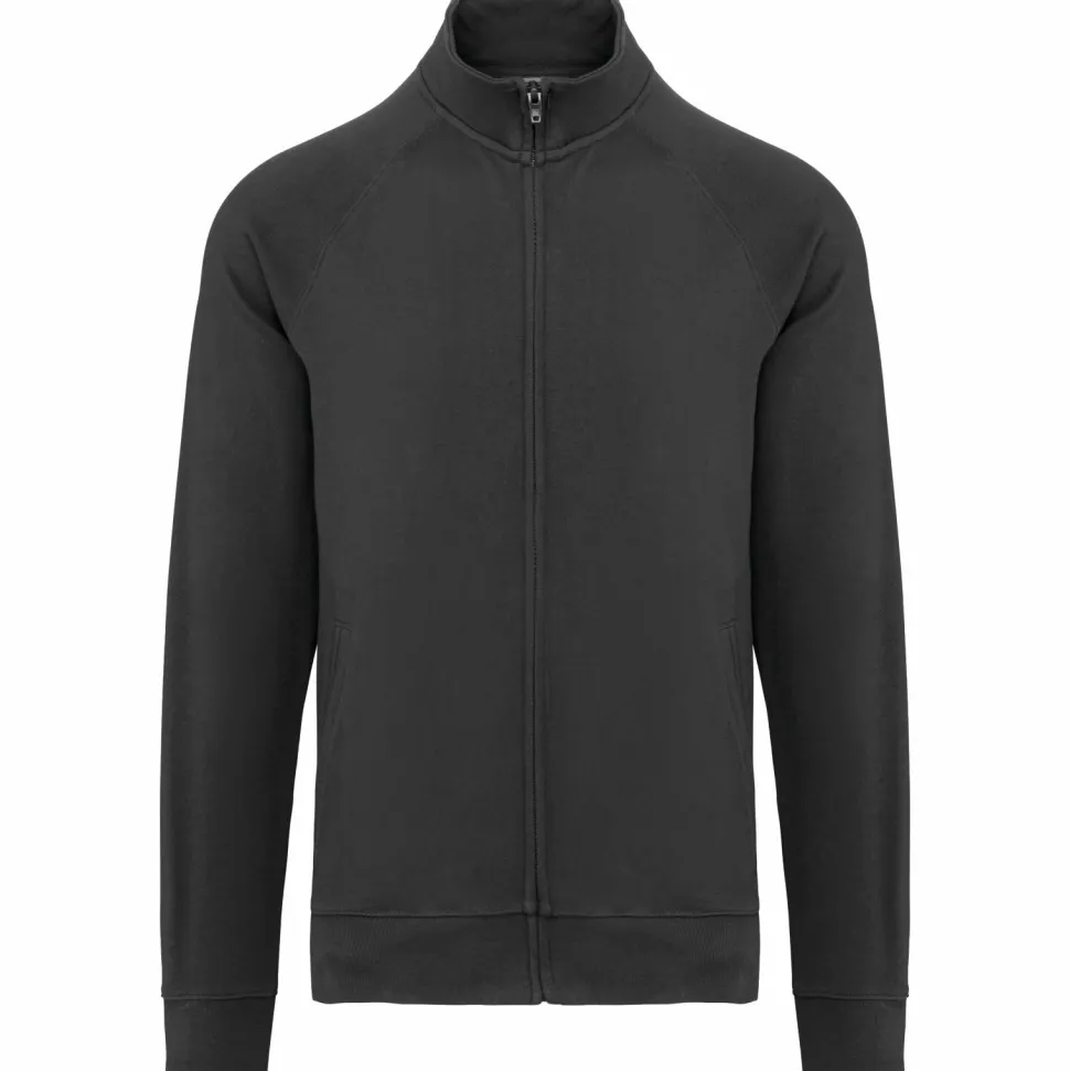 WK. Designed To Work WK406 - Veste molleton coton manches raglan unisexe