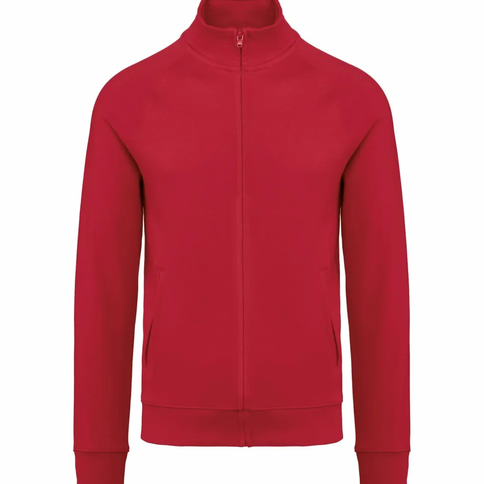 WK. Designed To Work WK406 - Veste molleton coton manches raglan unisexe