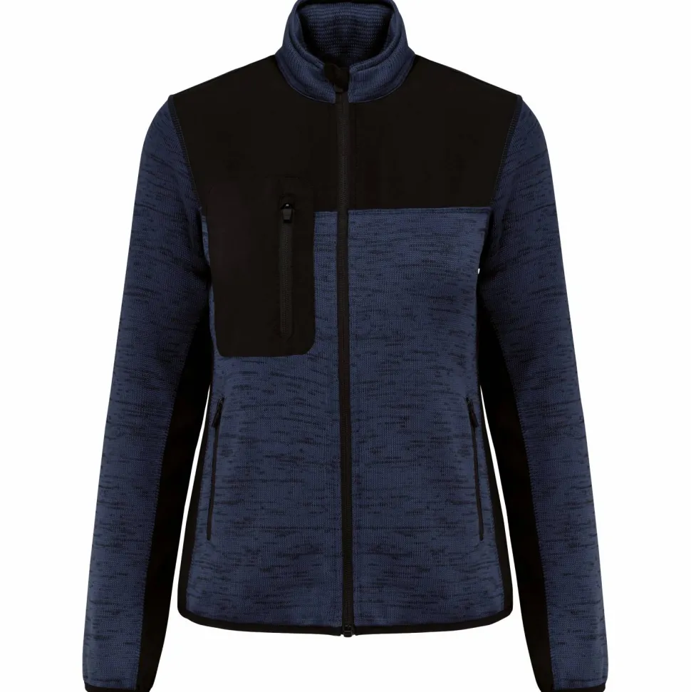 WK. Designed To Work WK9109 - Veste recyclée en polytricot femme
