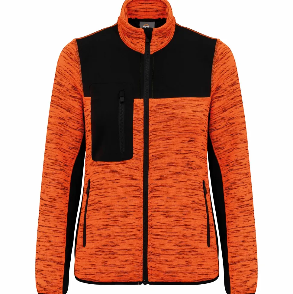 WK. Designed To Work WK9109 - Veste recyclée en polytricot femme