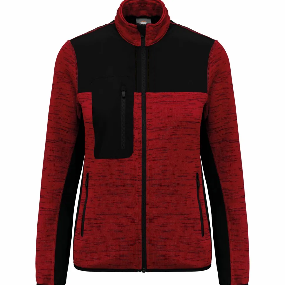 WK. Designed To Work WK9109 - Veste recyclée en polytricot femme