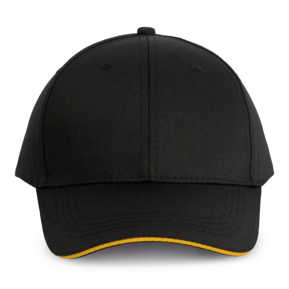 WK. Designed To Work WKP145 - Casquette 6 Panneaux Oekotex avec Visière Sandwich
