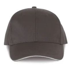 WK. Designed To Work WKP145 - Casquette 6 Panneaux Oekotex avec Visière Sandwich