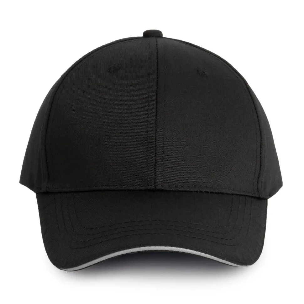 WK. Designed To Work WKP145 - Casquette 6 Panneaux Oekotex avec Visière Sandwich
