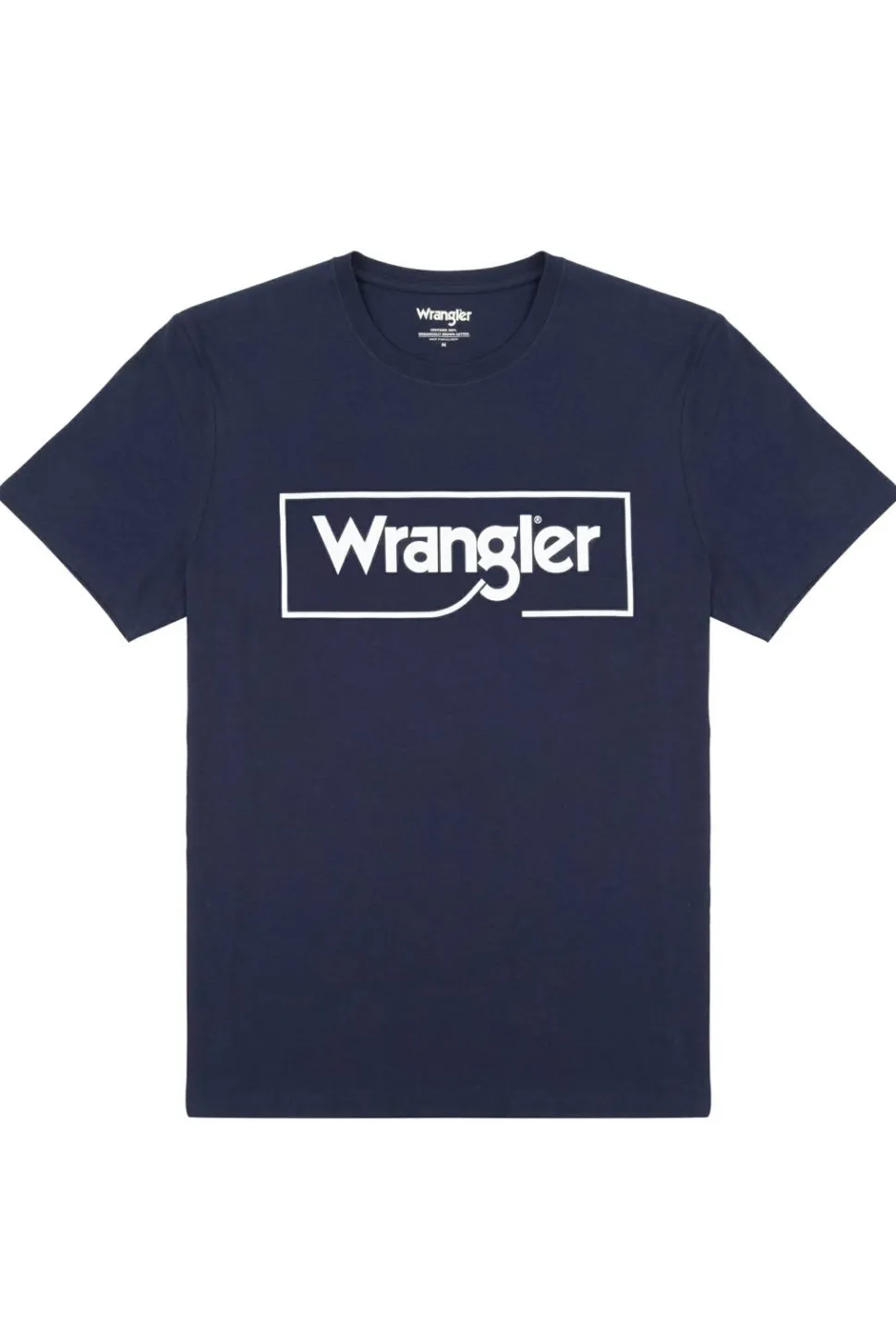 WRANGLER W7H - T-shirt en Coton Bio avec Logo Wrangler