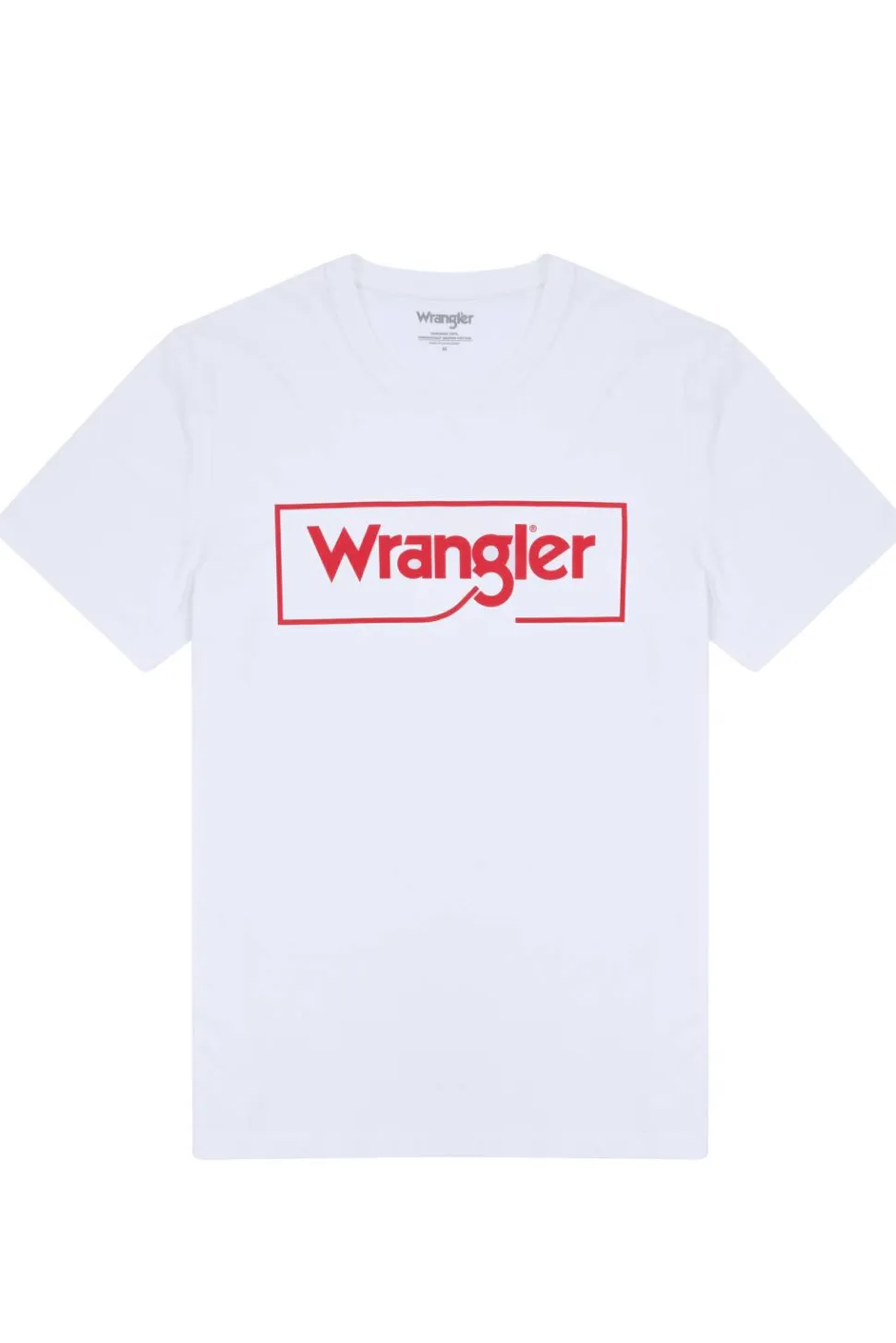 WRANGLER W7H - T-shirt en Coton Bio avec Logo Wrangler