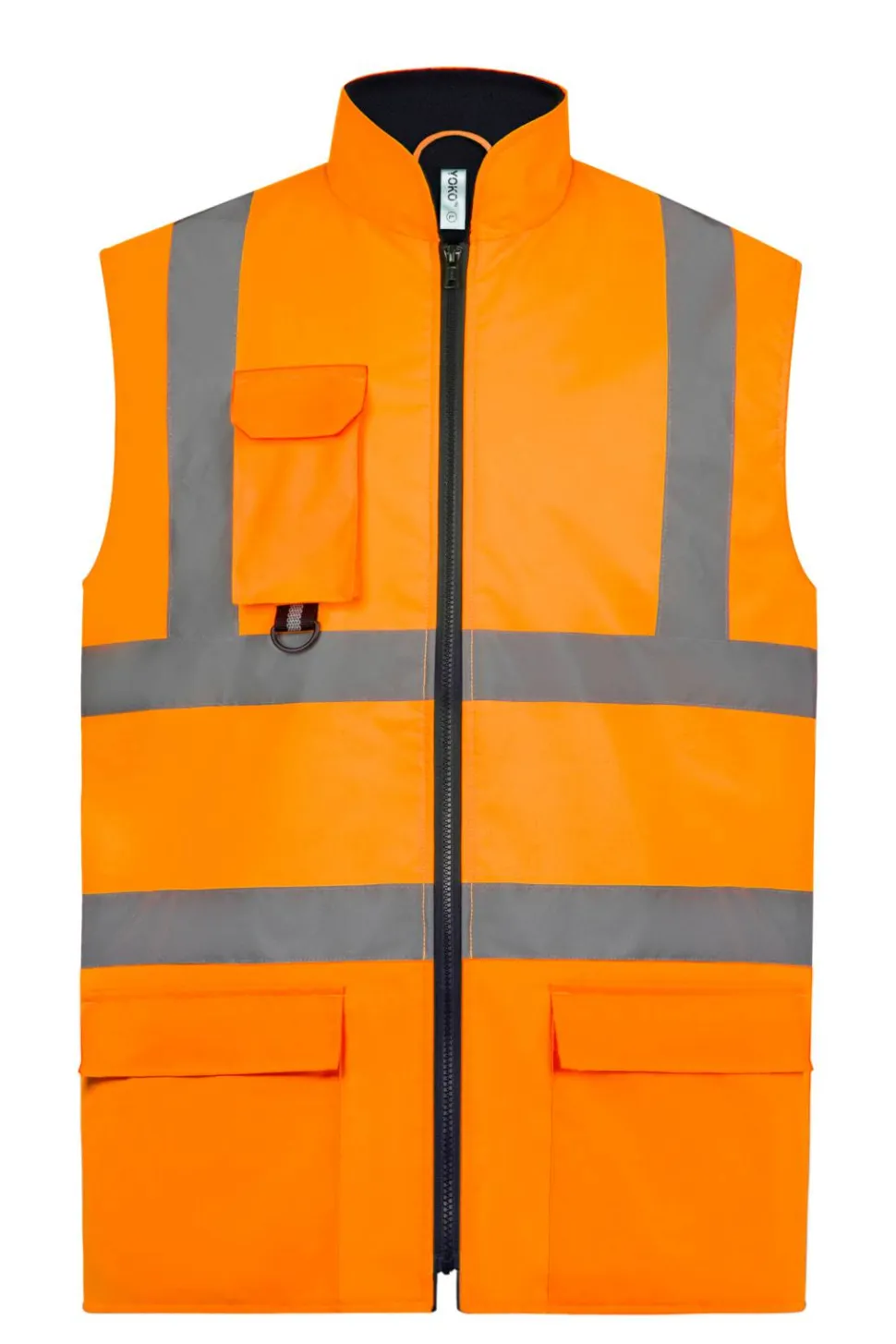 Yoko YHV005 - Bodywarmer rembourré haute visibilité