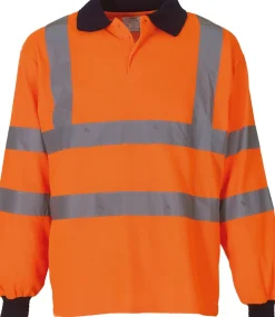 Yoko YHVJ310 - POLO MANCHES LONGUES HAUTE VISIBILITÉ
