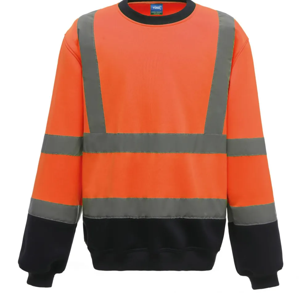 Yoko YHVJ510 - Sweat-shirt haute visibilité col rond