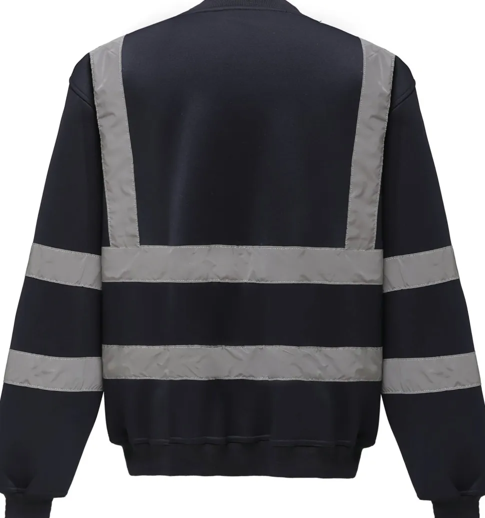 Yoko YHVJ510 - Sweat-shirt haute visibilité col rond