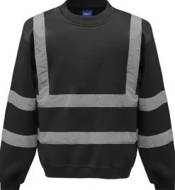 Yoko YHVJ510 - Sweat-shirt haute visibilité col rond
