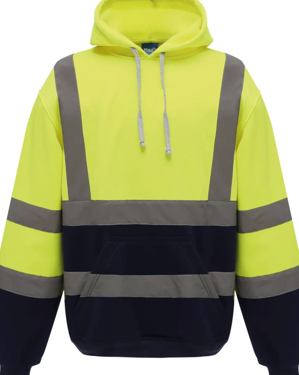 Yoko YHVK05 - Sweatshirt capuche haute visibilité