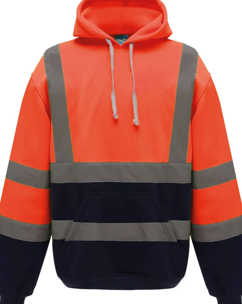 Yoko YHVK05 - Sweatshirt capuche haute visibilité