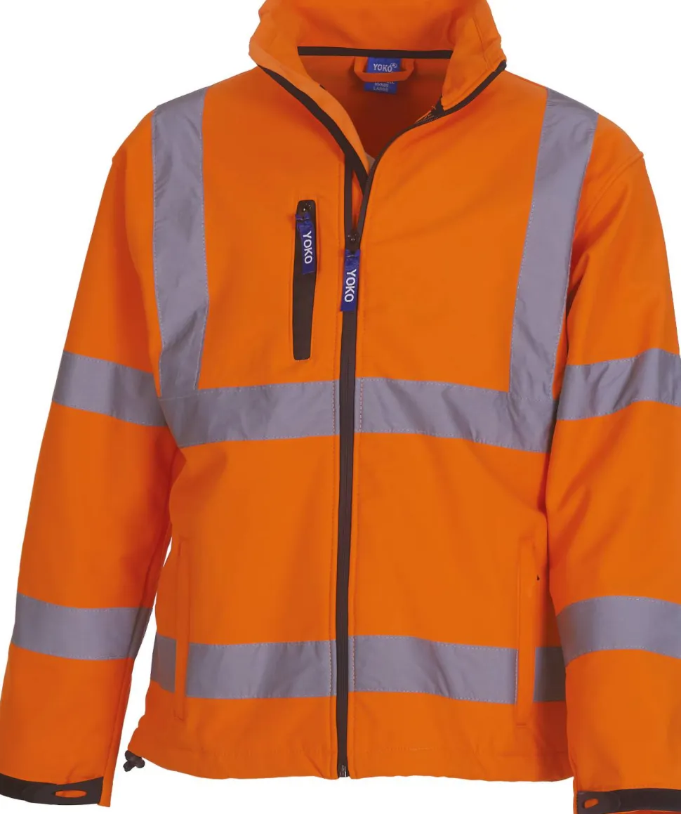 Yoko YHVK09 - Veste softshell haute visibilité