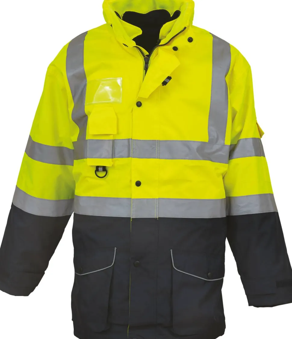 Yoko YHVP711 - Parka de sécurité haute visibilité 7 en 1