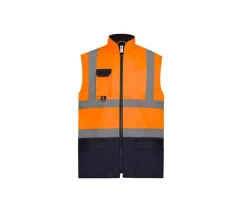 Yoko YK005 - Gilet de sécurité zippé -section ferrovière (HVW118)