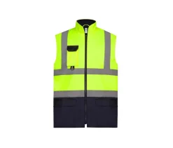 Yoko YK005 - Gilet de sécurité zippé -section ferrovière (HVW118)