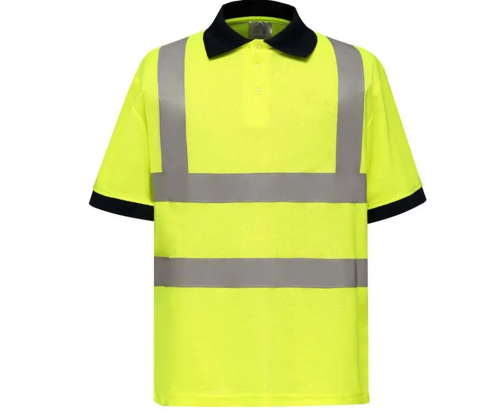YOKO YK210 - Polo manches courtes haute visibilité
