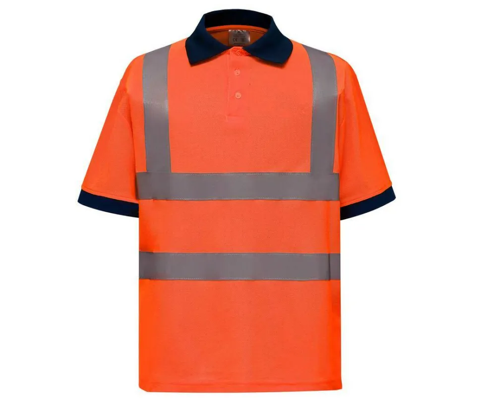YOKO YK210 - Polo manches courtes haute visibilité