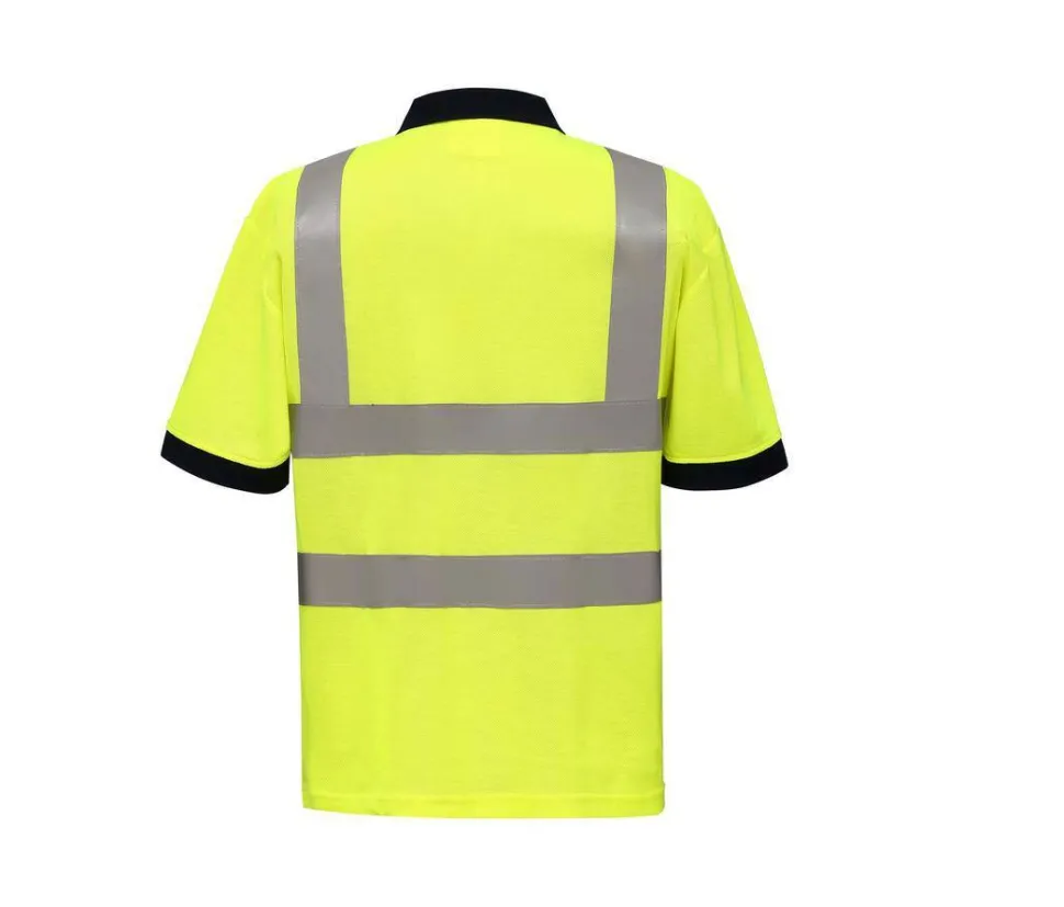 YOKO YK210 - Polo manches courtes haute visibilité