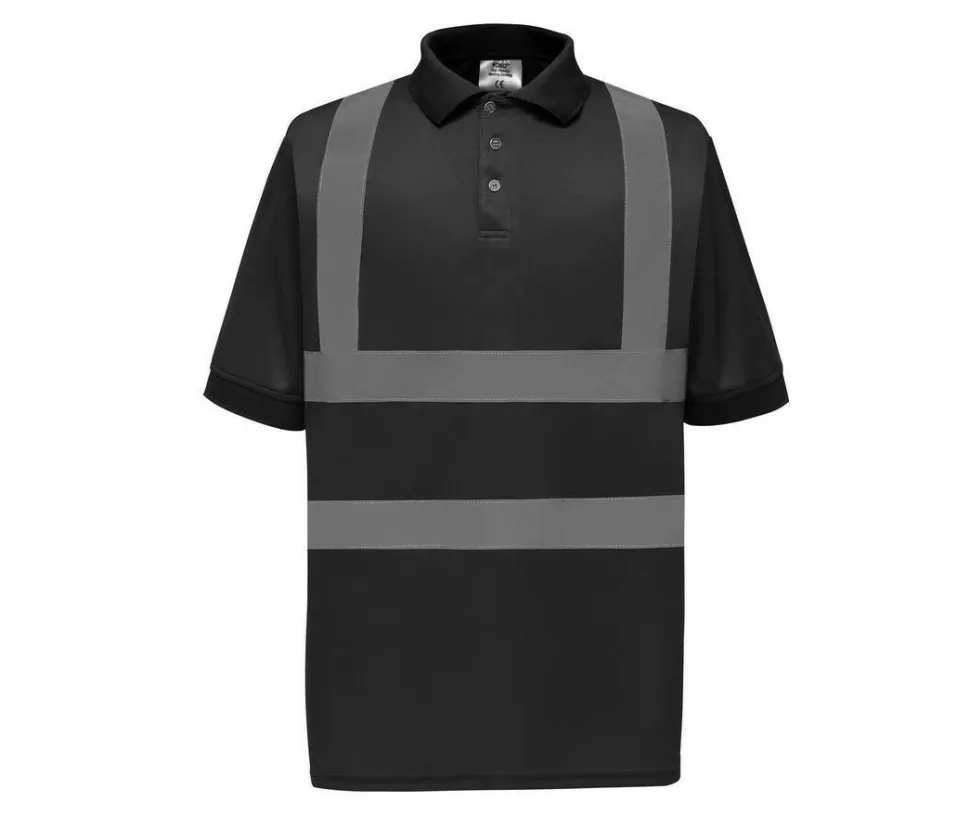 YOKO YK210 - Polo manches courtes haute visibilité