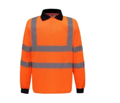 YOKO YK310 - Polo manches longues haute visibilité