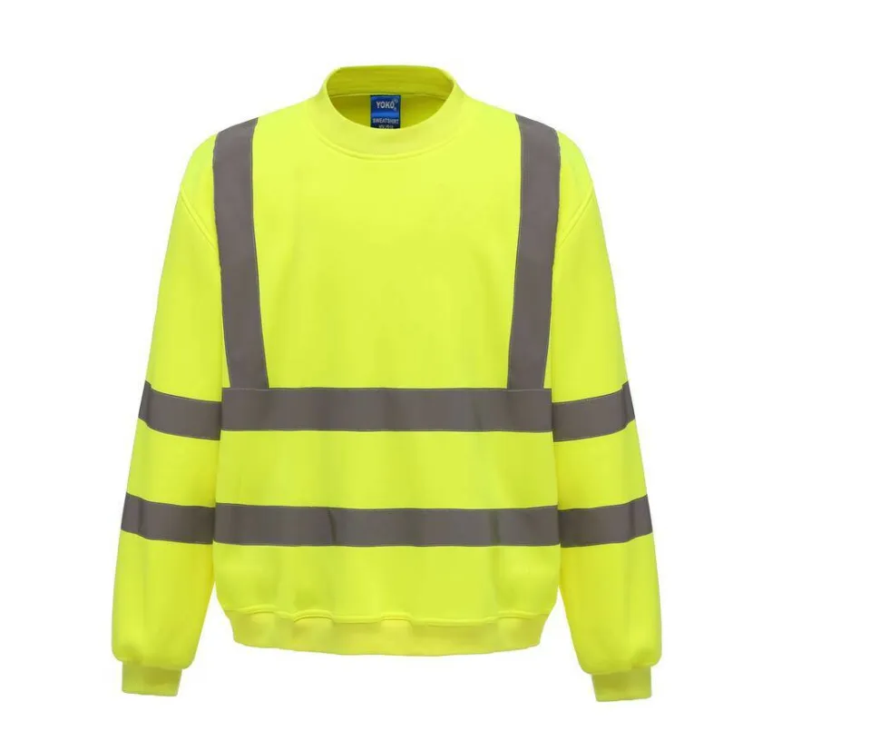 YOKO YK510 - Sweat col rond haute visibilité