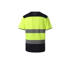 YOKO YK400 - T-shirt Bicolore Réfléchissant Haute Visibilité
